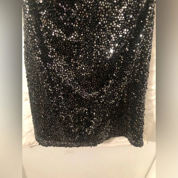 NWT Lulu’s Force of Fashion Black Backless Sequin Mini Dress - Picture 4 of 7